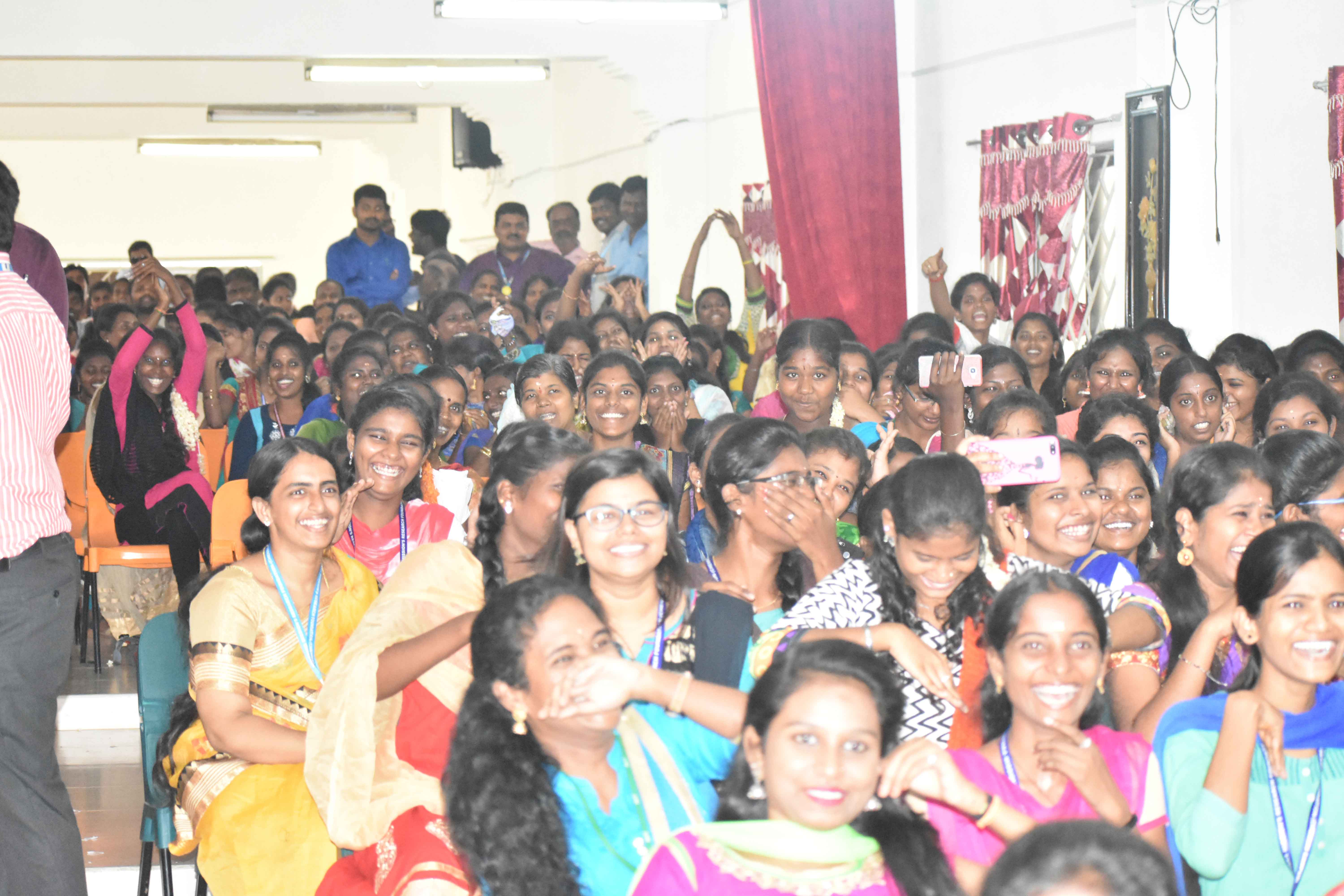 Girl Students in AVIT Annual Day Celebration- CREA 2K18